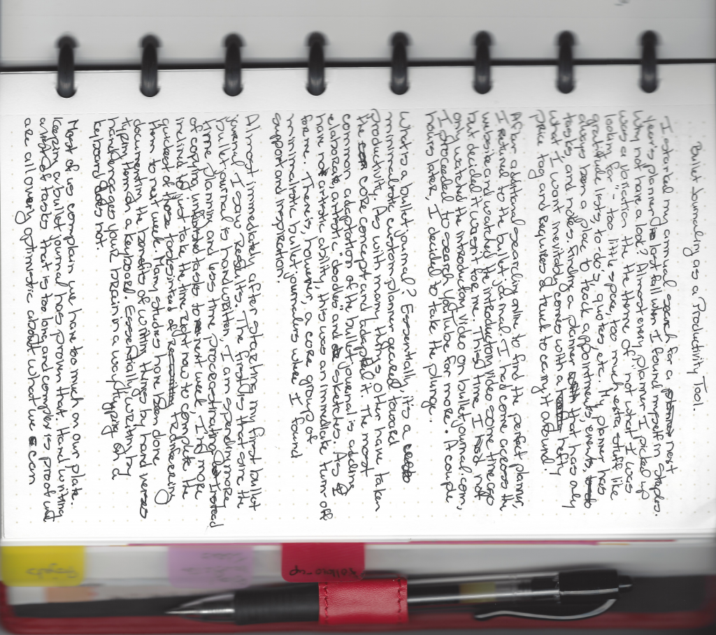 bullet journal blog draft - Systematically on Purpose Mastermind ...